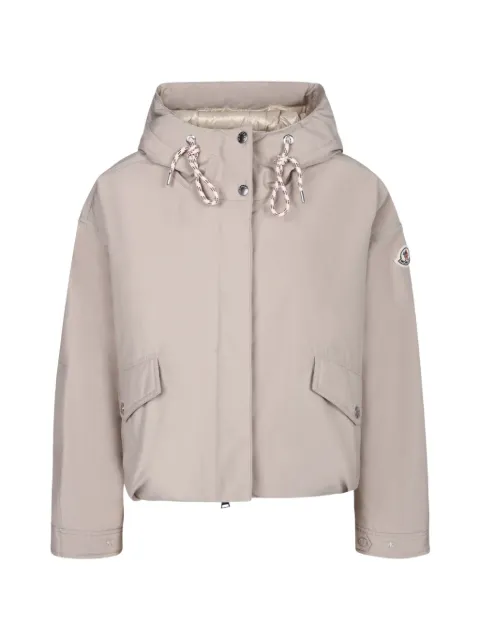 Moncler Eucalyptus hooded flap-pocket jacket