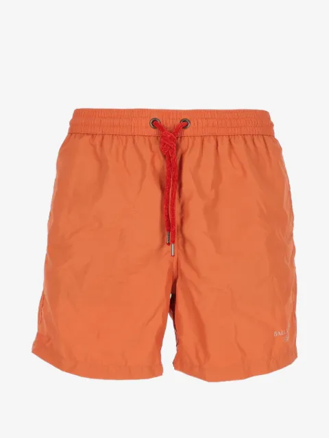 Ballantyne drawstring logo-print swim shorts