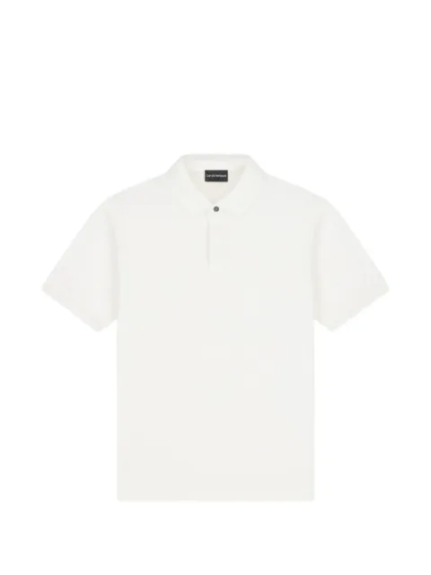 Emporio Armani playera tipo polo de algodón