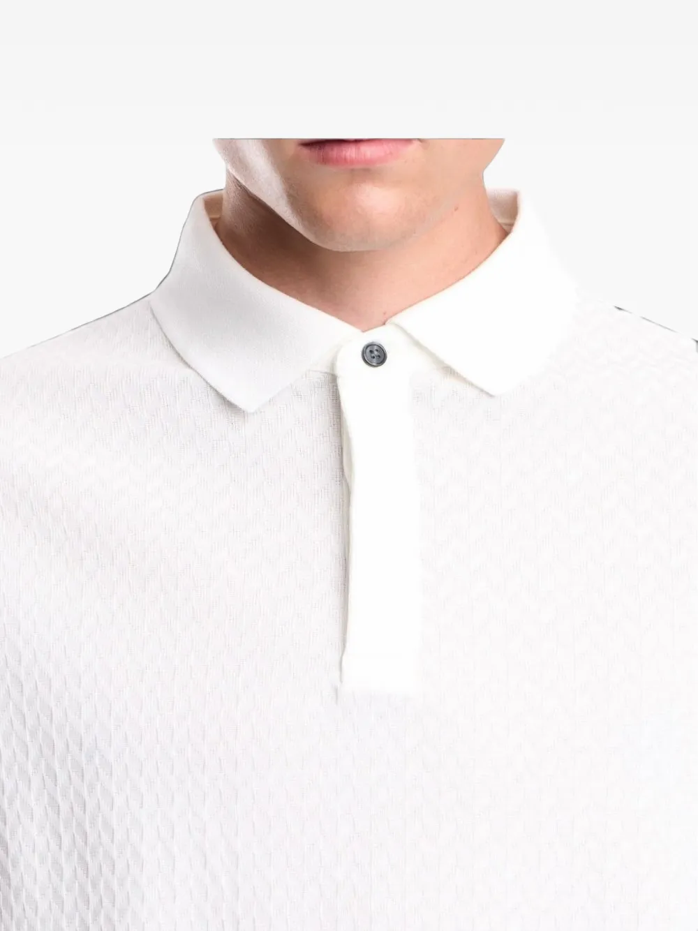 Emporio Armani Katoenen poloshirt Wit