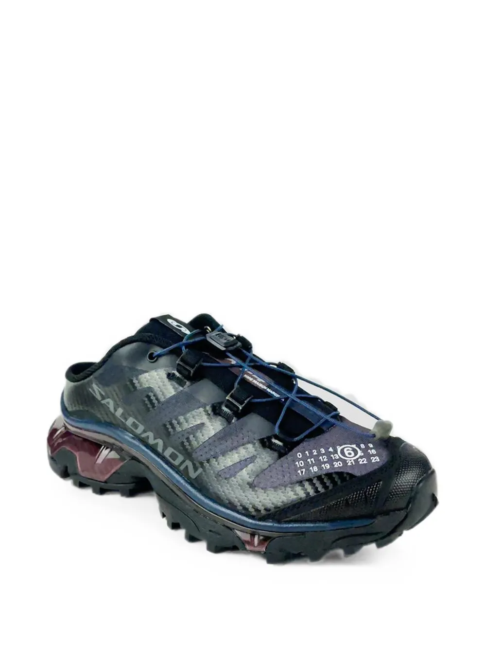 MM6 Maison Margiela x Salomon XT-4 mule sneakers Zwart