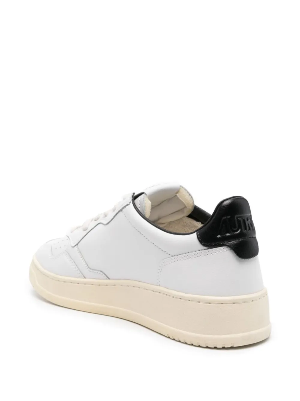 Autry Medalist perforated leather sneakers Wit