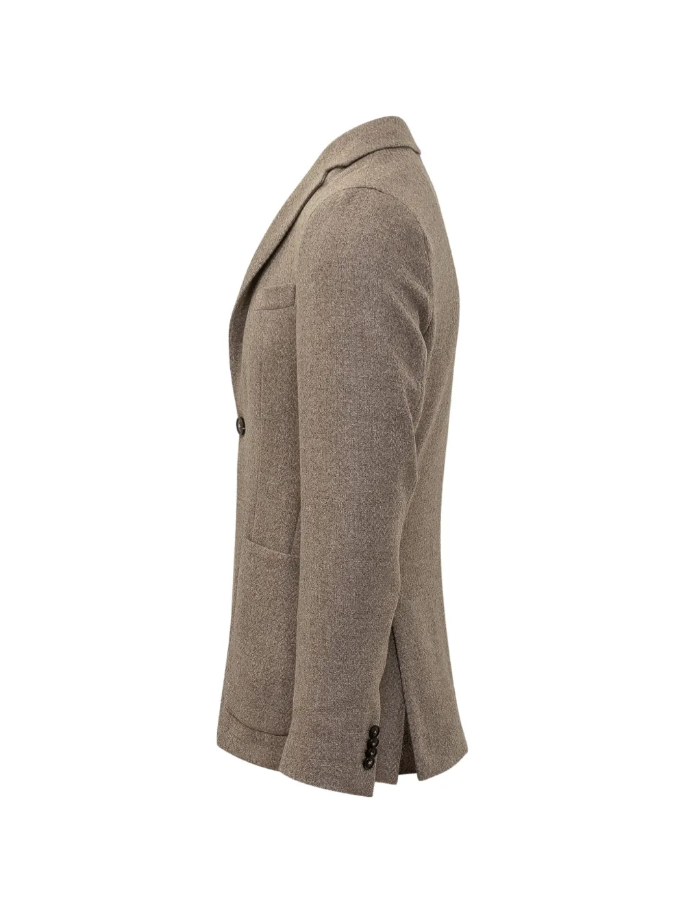 Zegna single-breasted notched-lapels jacket Bruin