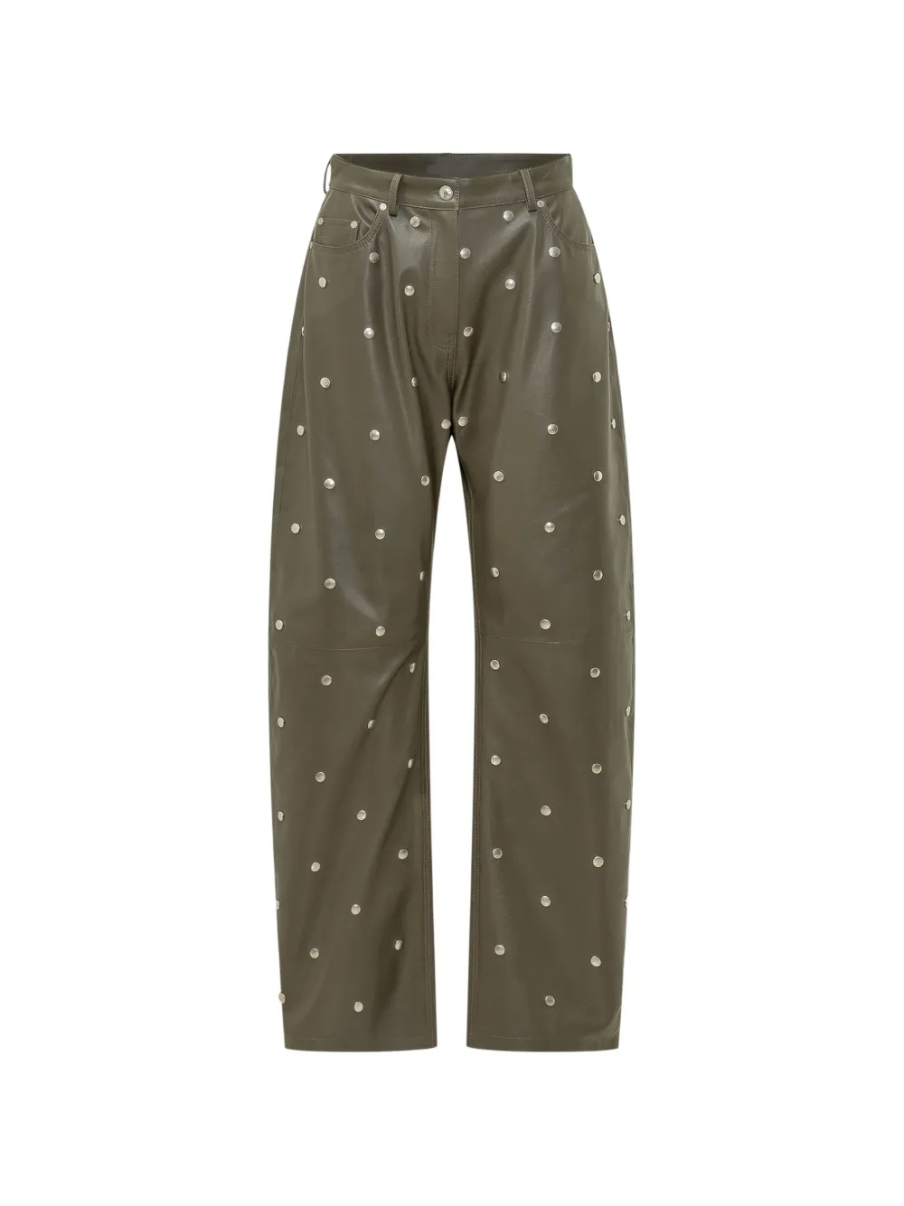 Stella McCartney stud-embellished trousers - Verde