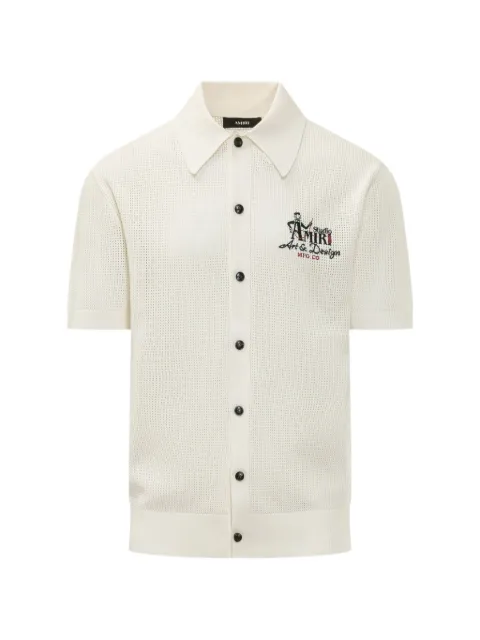 AMIRI Studio mesh-knit shirt