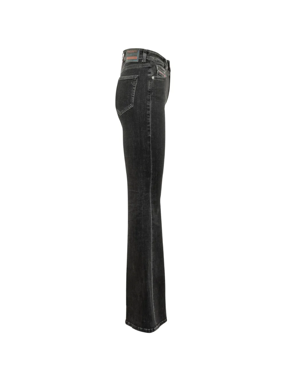  Diesel 1973 D-partt High-waisted Bootcut Jeans - Negro 