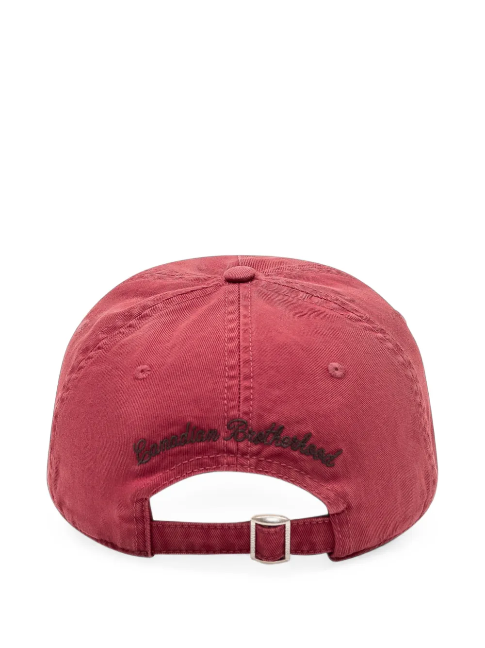 DSQUARED2 Gerafelde honkbalpet met geborduurd logo Rood
