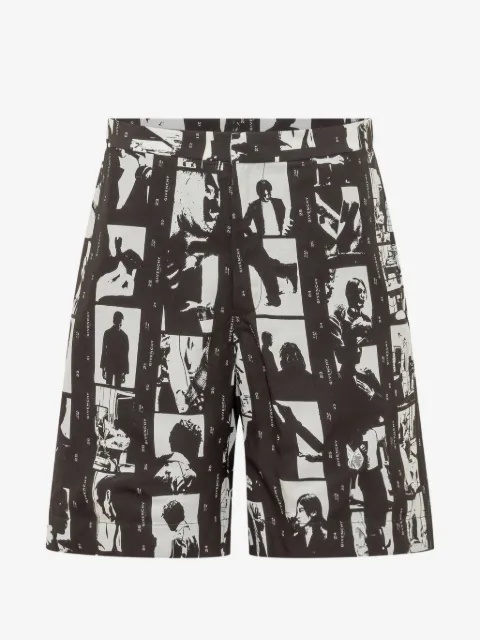 Givenchy short à imprimé photographique 