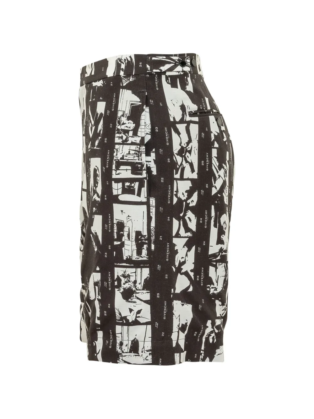 Givenchy Shorts met fotografische print Zwart