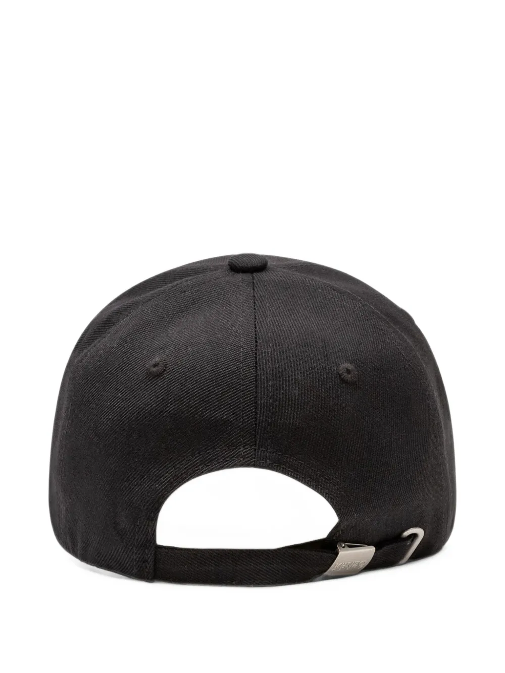Kenzo Double K embroidered logo cap Zwart