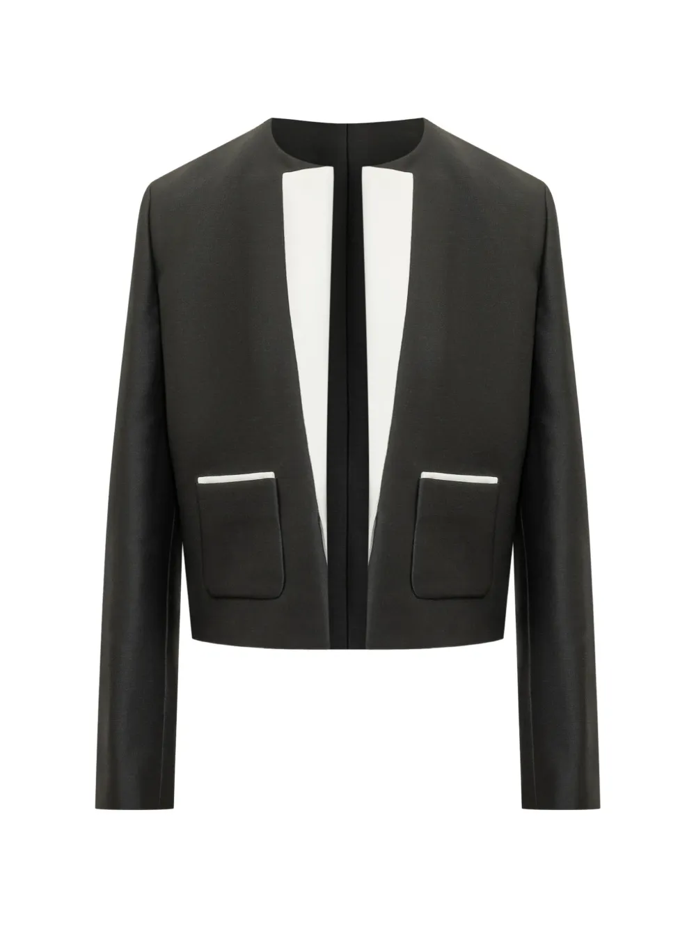 TOM FORD slim-fit cropped jacket - Nero
