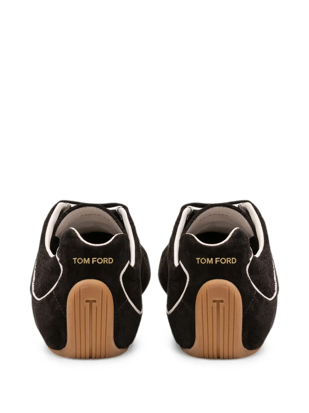 TOM FORD Aston lace-up sneakers Zwart