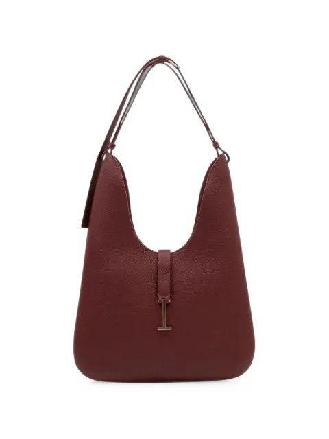 TOM FORD medium Kara T-bar pebbled leather tote bag
