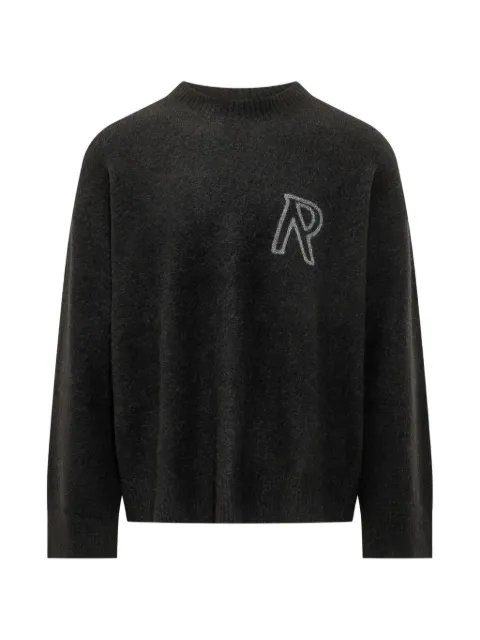 Represent logo-embroidered sweater