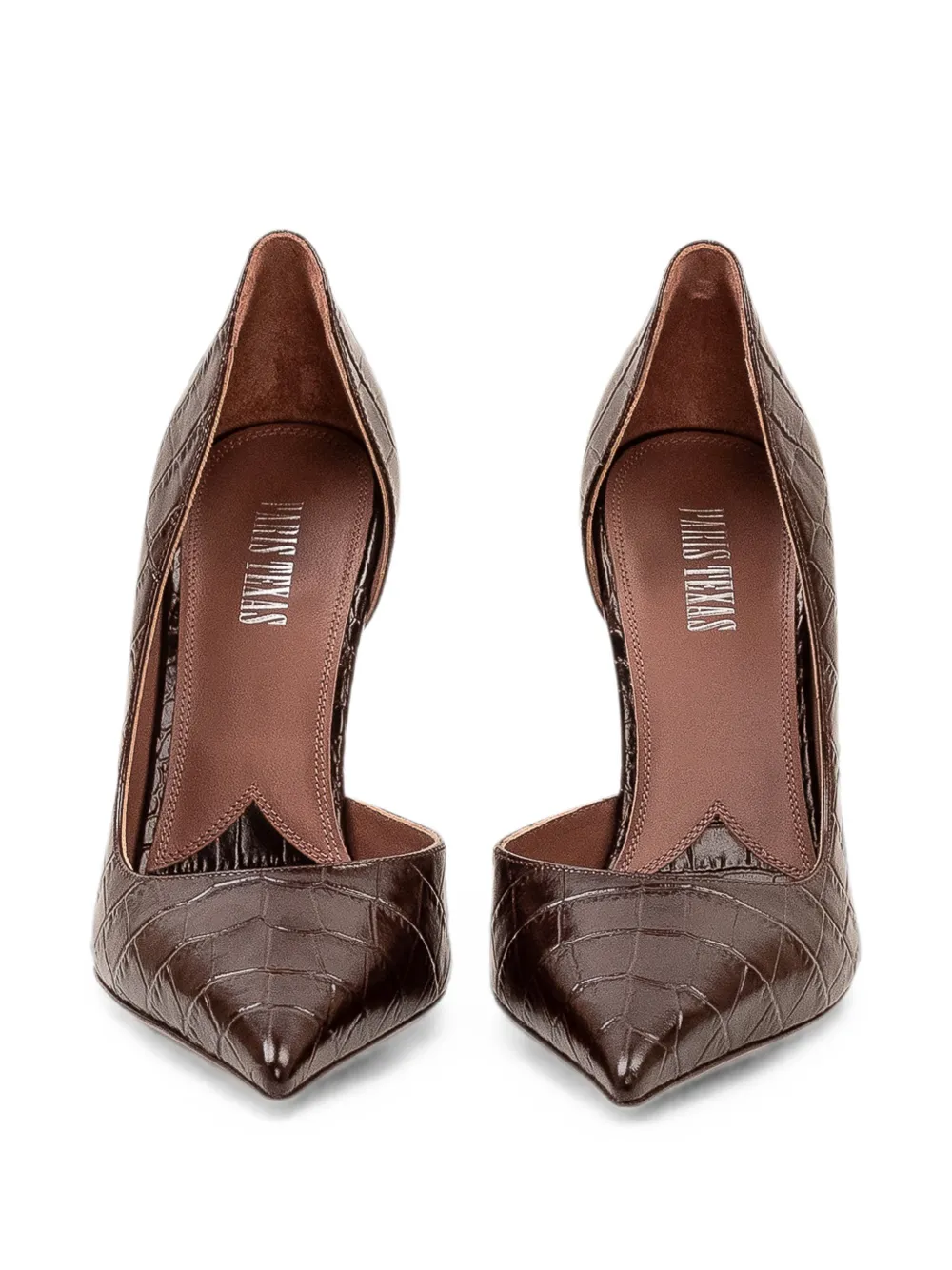Paris Texas croc-effect d'Orsay pumps Bruin