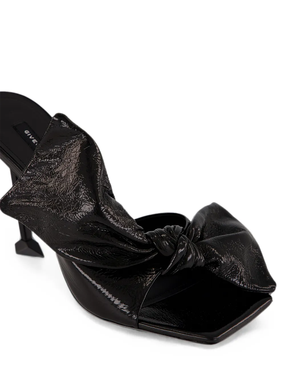 Givenchy Boudoir knotted leather sandals Zwart