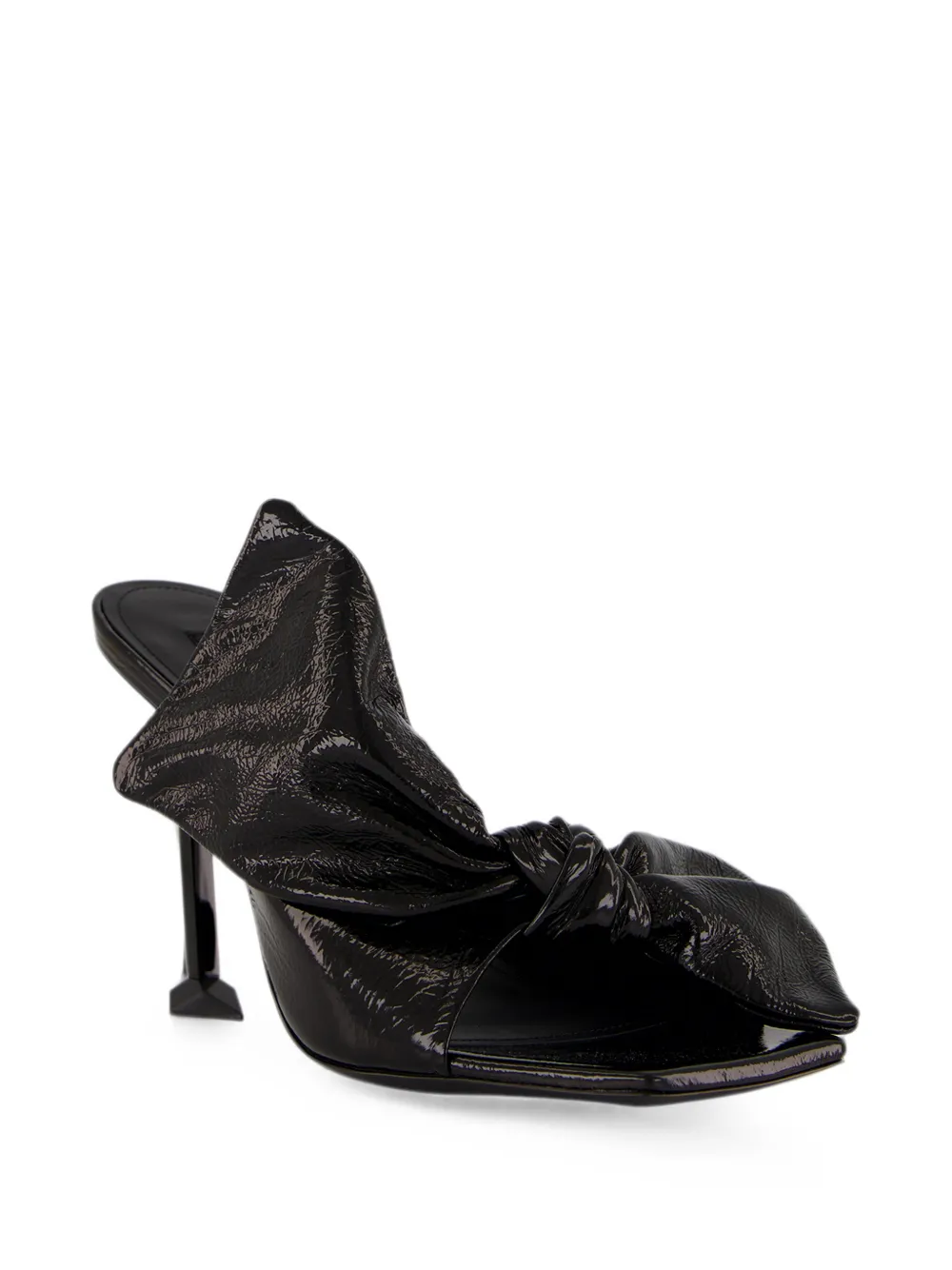 Givenchy Boudoir knotted leather sandals Zwart