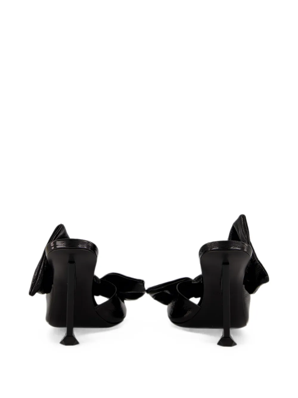 Givenchy Boudoir knotted leather sandals Zwart