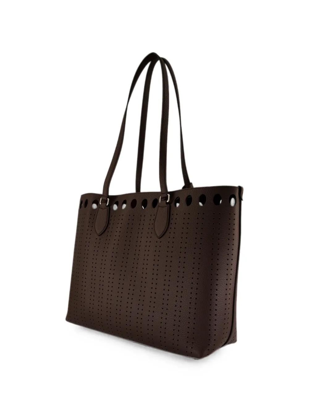 Valentino Garavani VLogo Signature shopper met geperforeerde details Bruin