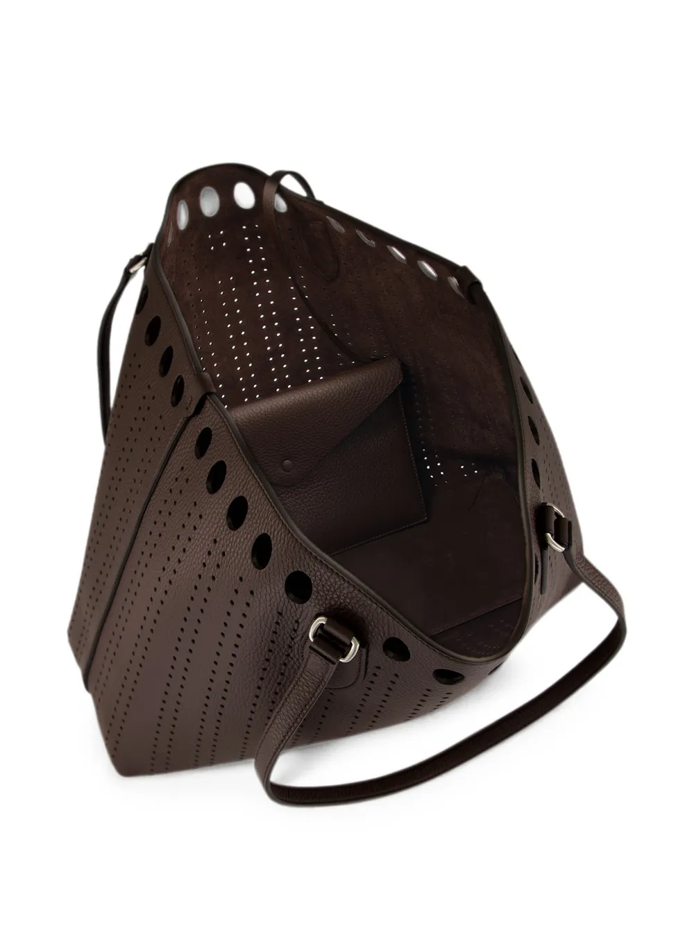 Valentino Garavani VLogo Signature shopper met geperforeerde details Bruin