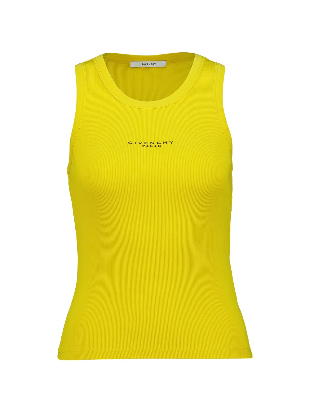 Givenchy logo-print ribbed tank top - Giallo