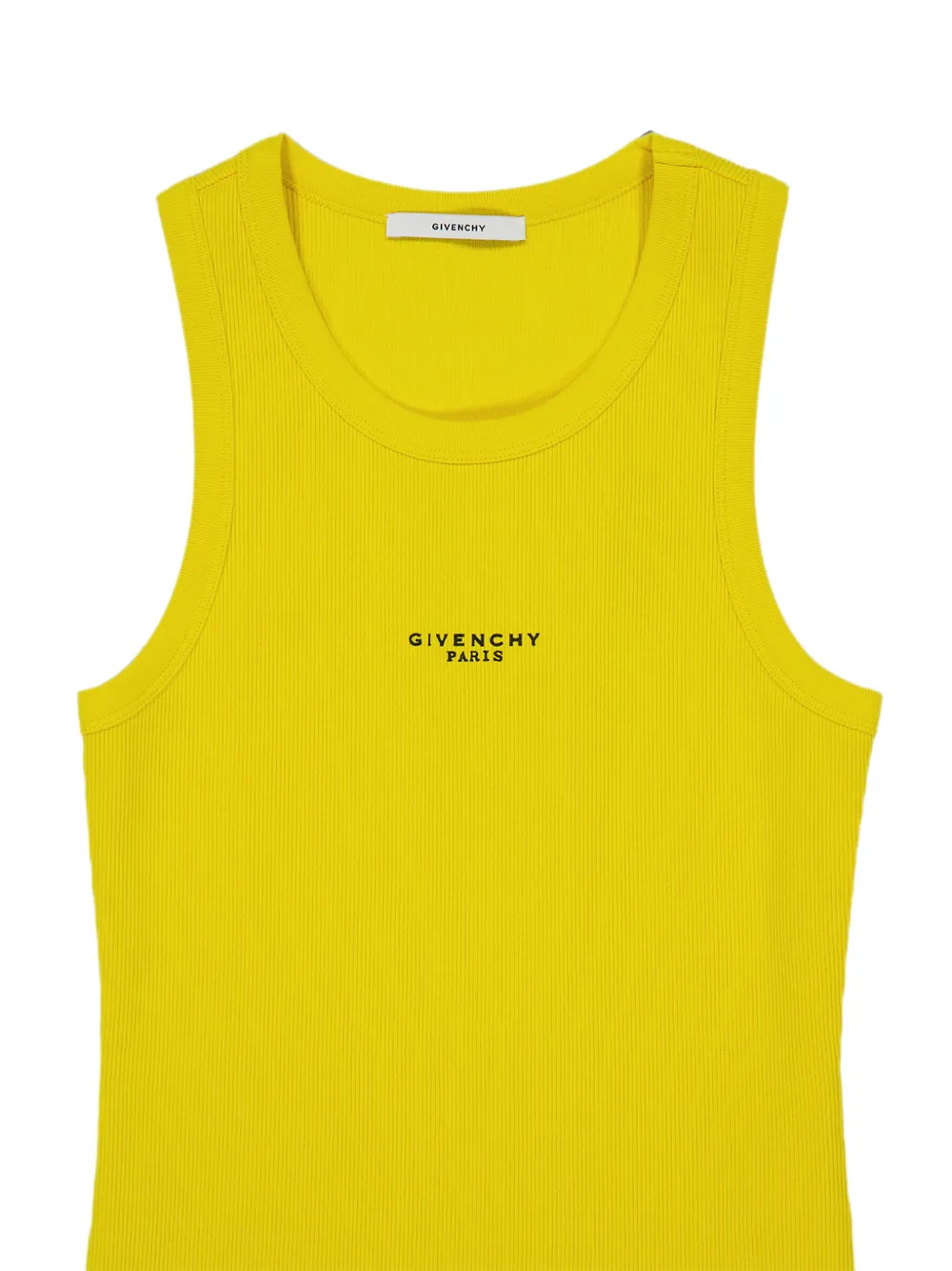 Givenchy Geribbelde tanktop met logoprint Geel
