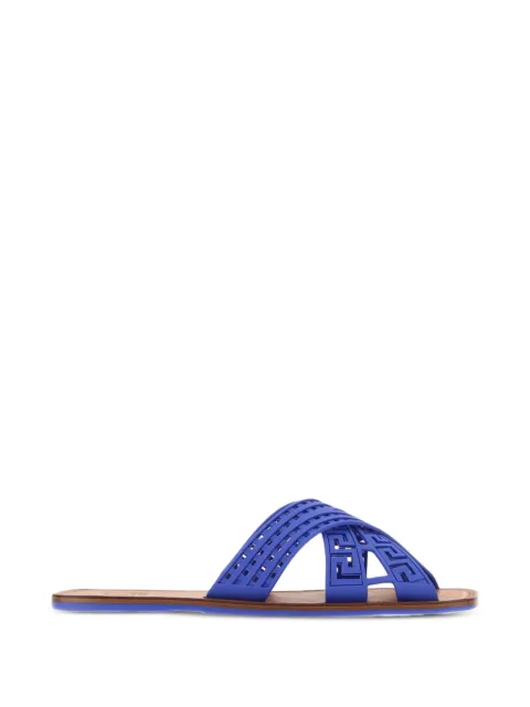 Versace sandalias Greca con tiras cruzadas
