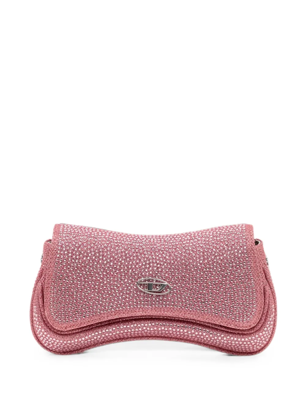 Diesel small Play rhinestone-embellished shoulder bag - Rosa