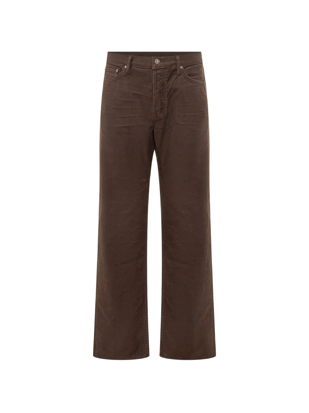 TOM FORD Moleskin straight-leg trousers - Braun