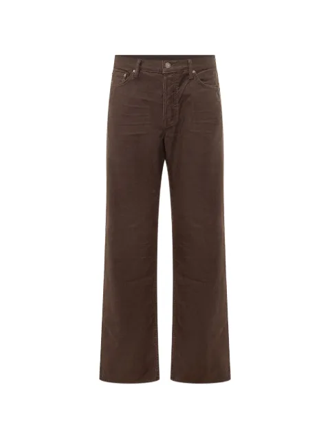TOM FORD Moleskin straight-leg trousers