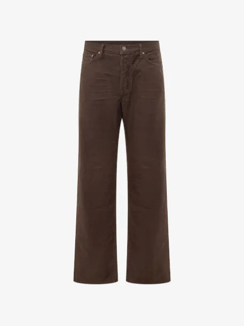 TOM FORD Moleskin straight-leg trousers