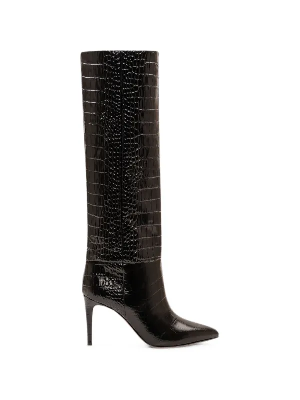 Paris Texas Knee-high Boots in Black