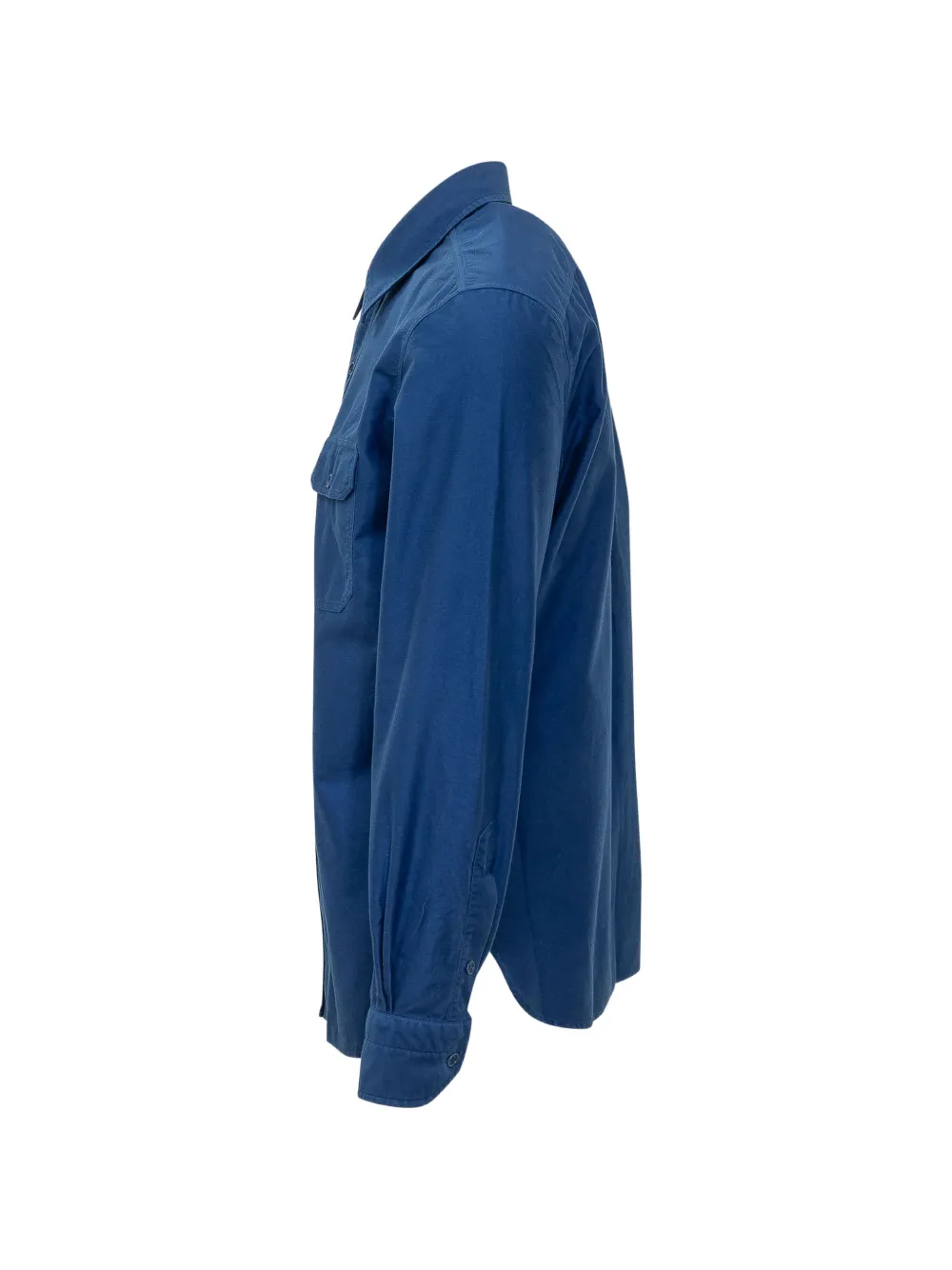 TOM FORD Overhemd met militaire pasvorm Blauw