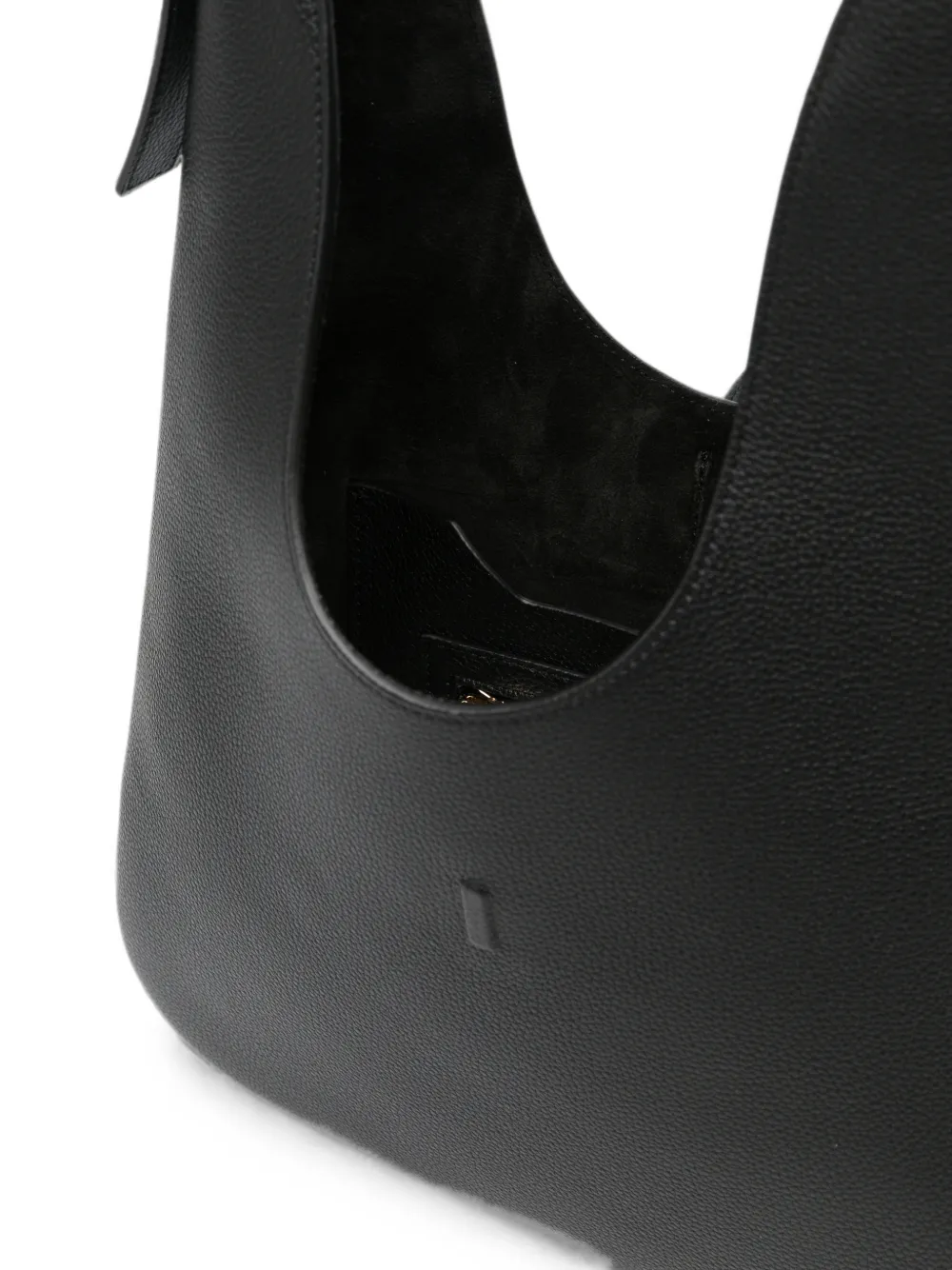 TOM FORD Leren shopper met T-gesp Zwart