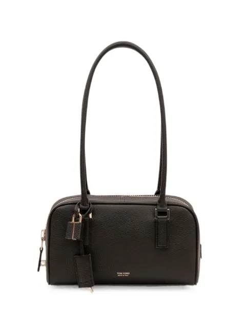 TOM FORD bolso de hombro de piel texturizada con candado