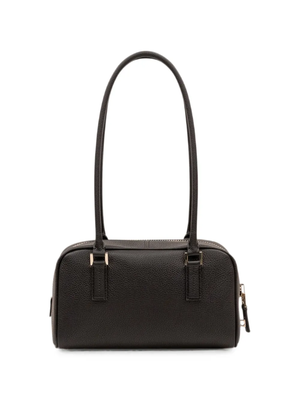 TOM FORD Grain Leather Stryke Mini Shoulder Bag in Black, view 2
