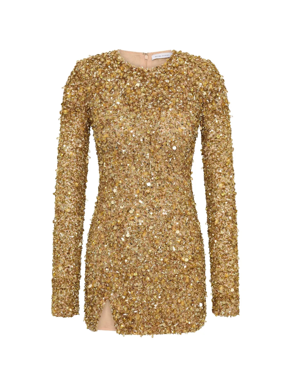 Rachel Gilbert Phillipe sequin-embellished mini dress - Oro