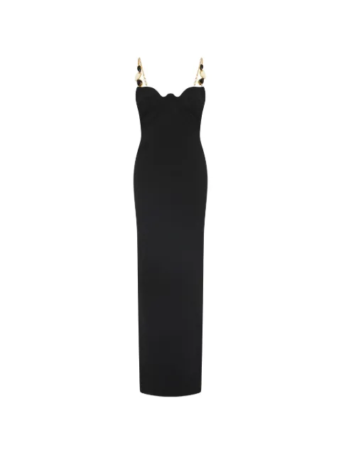 Rachel Gilbert Riccardo embellished-strap gown