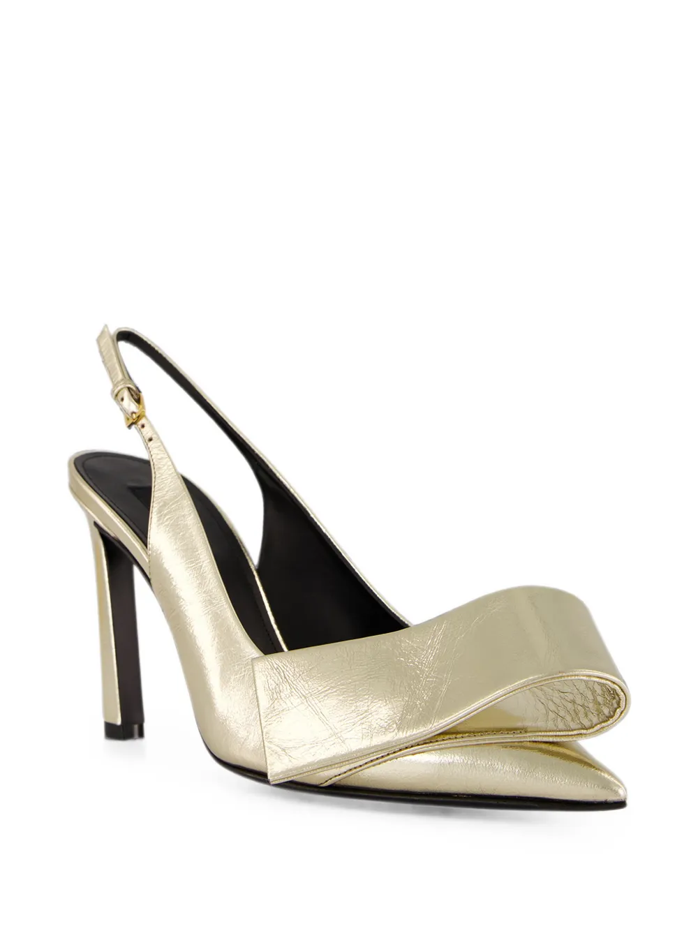 Givenchy Slingback pumps met gedraaid lint Goud