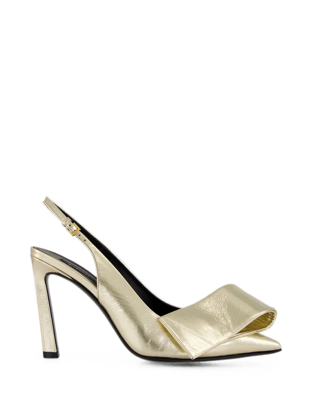 Givenchy twisted-ribbon slingback pumps - Oro