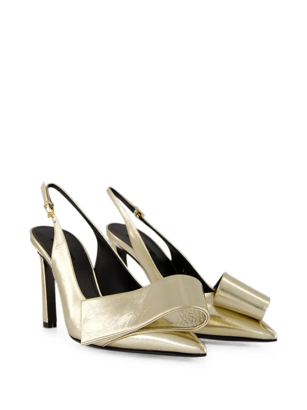 Givenchy Slingback pumps met gedraaid lint Goud