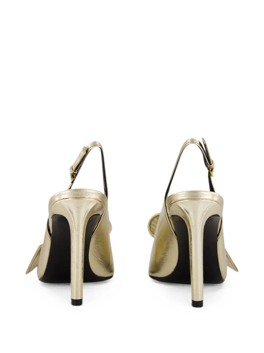 Givenchy Slingback pumps met gedraaid lint Goud