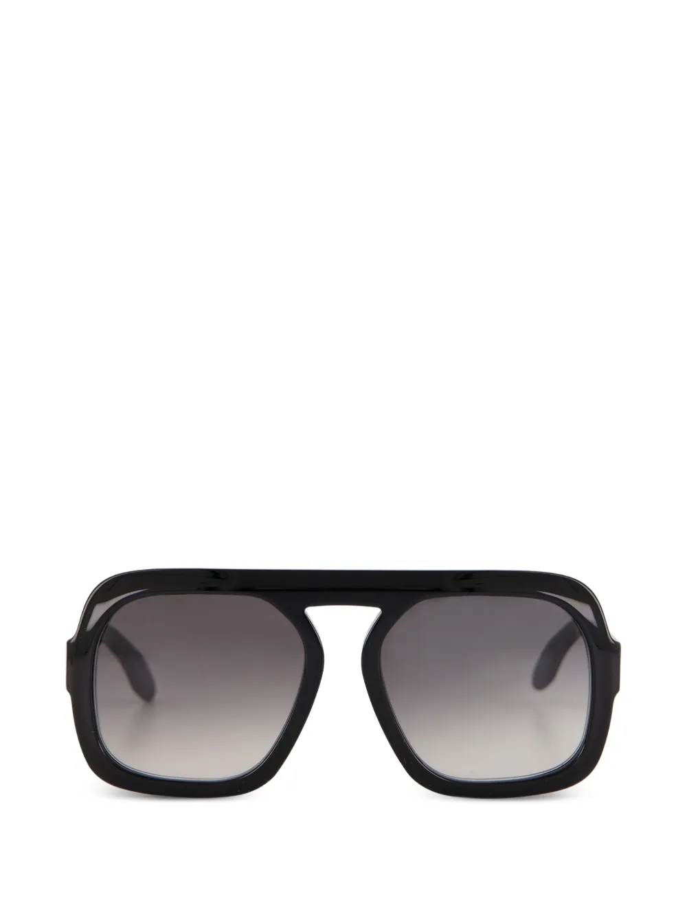 Emmanuelle Khanh 1997 oversized-frame sunglasses - Schwarz