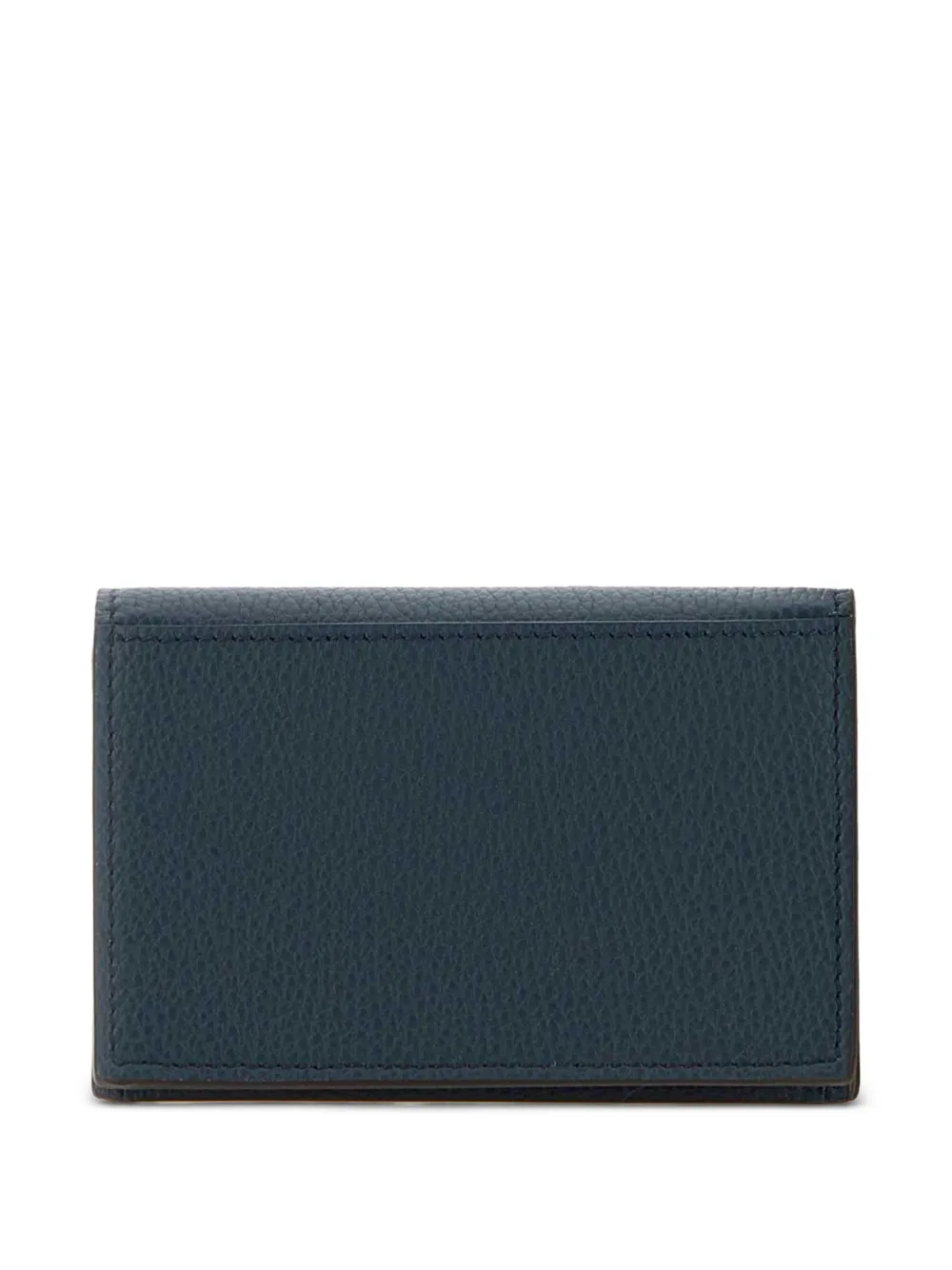 FENDI Lui FF logo leather card holder - Blauw