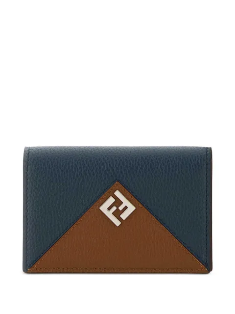 FENDI Lui FF logo leather card holder