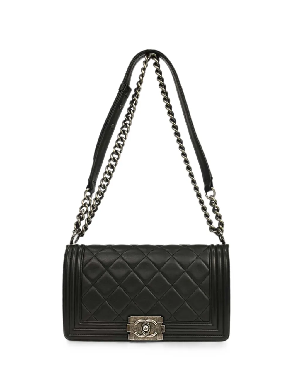 CHANEL Pre-Owned 2014 Boy Chanel shoulder bag - Nero