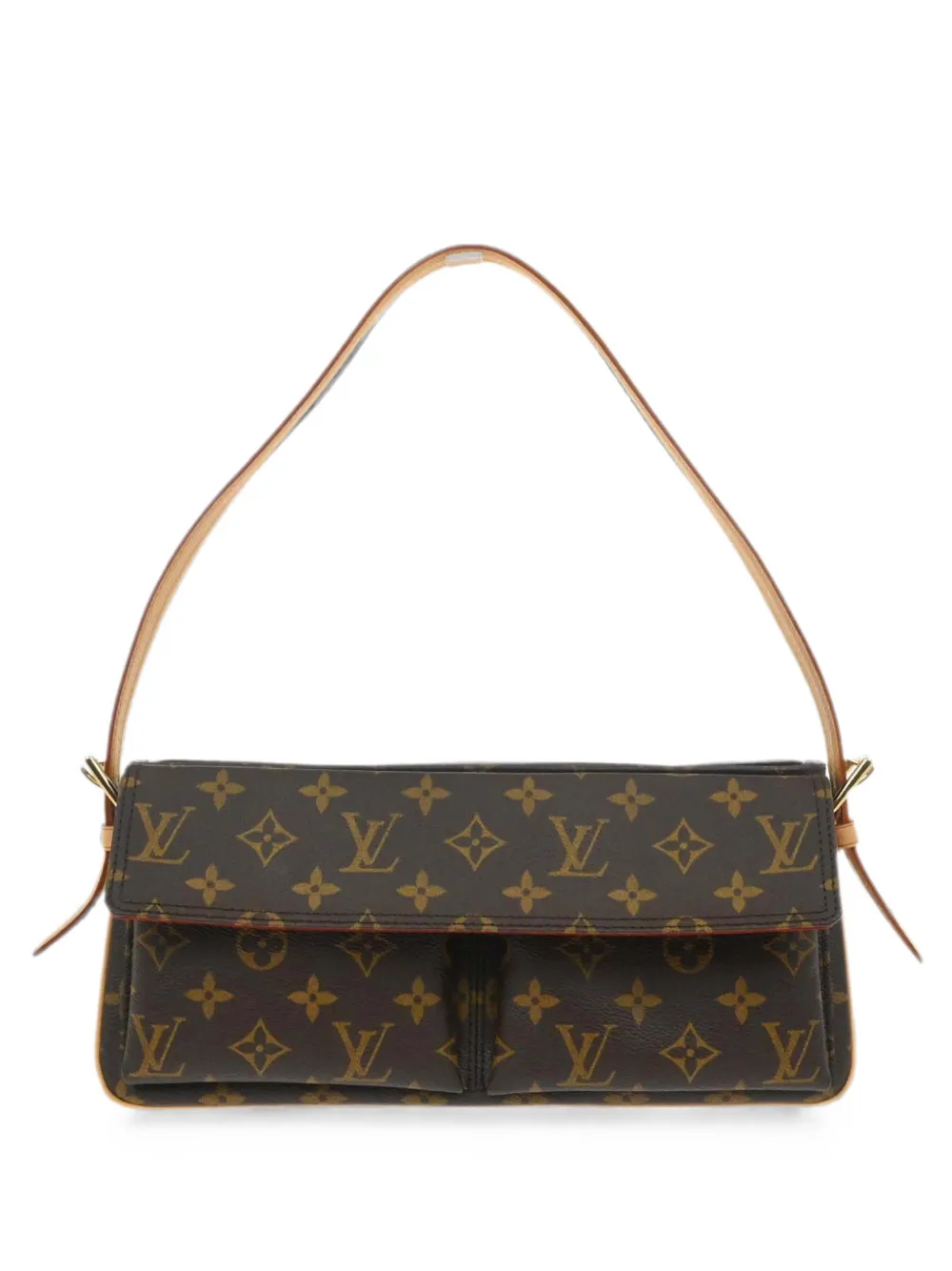 Louis Vuitton Pre-Owned 2003 Monogram Viva Cite leather shoulder bag - Braun