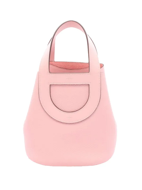 Hermès Pre-owned 2025 Clemence and Swift in the Loop 18 Handbag in Pink