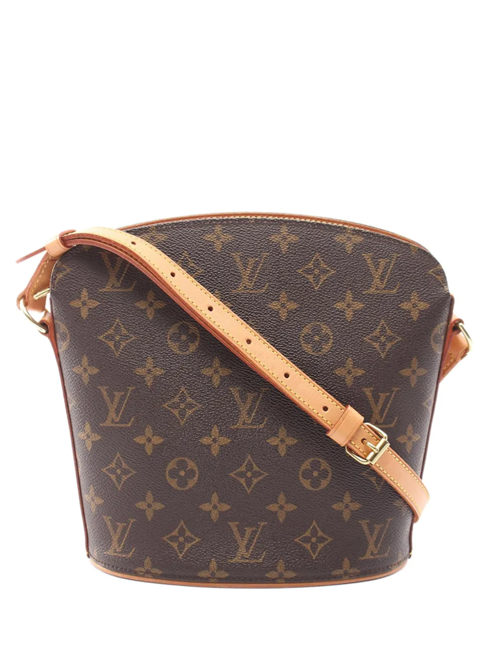 Louis Vuitton Pre-Owned Borsa a tracolla Drouot con monogramma 1999 - Marrone