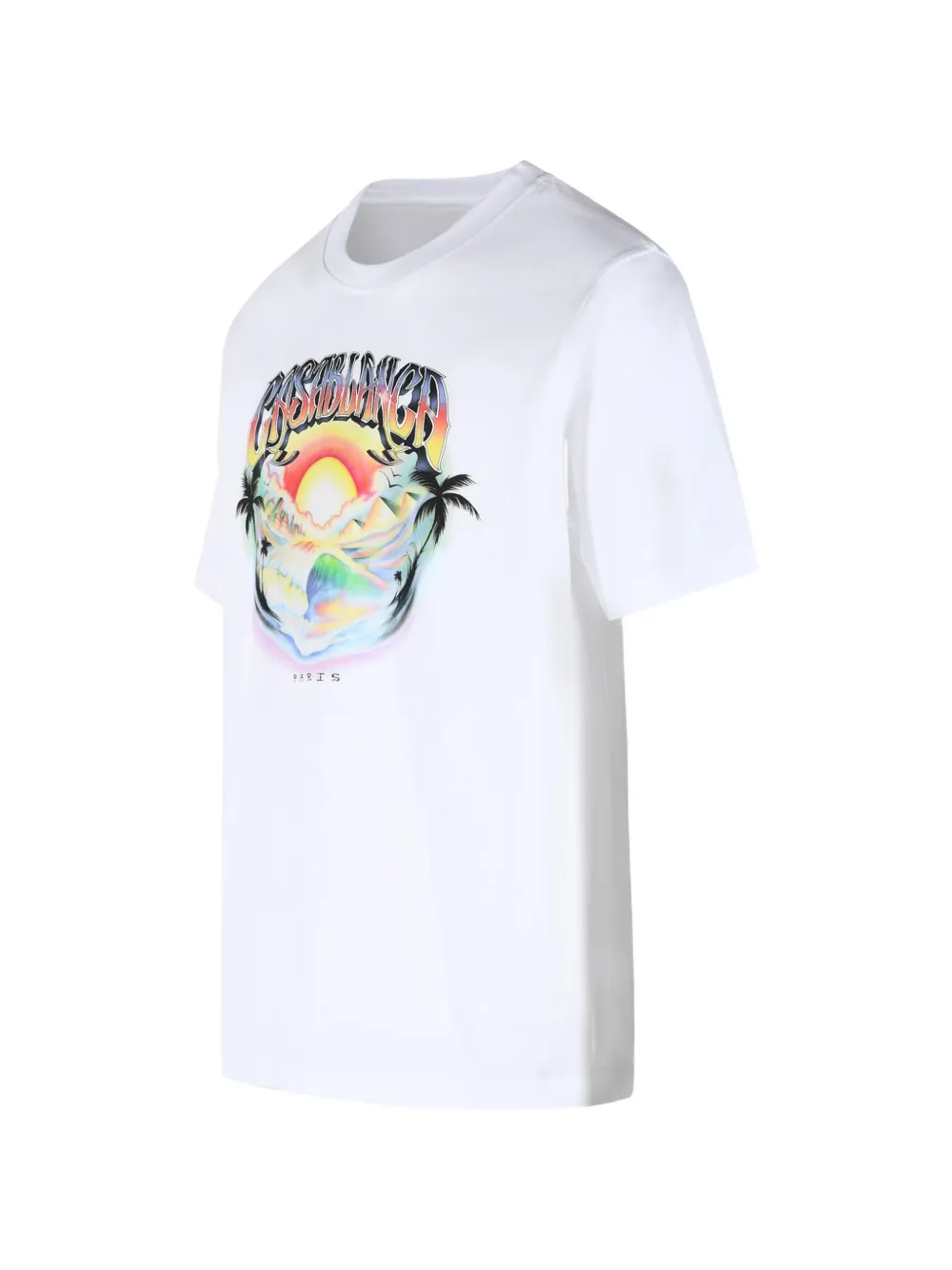 Casablanca T-shirt met grafische print Wit